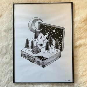 Kim Becker Artist Print Poster Size with Frame